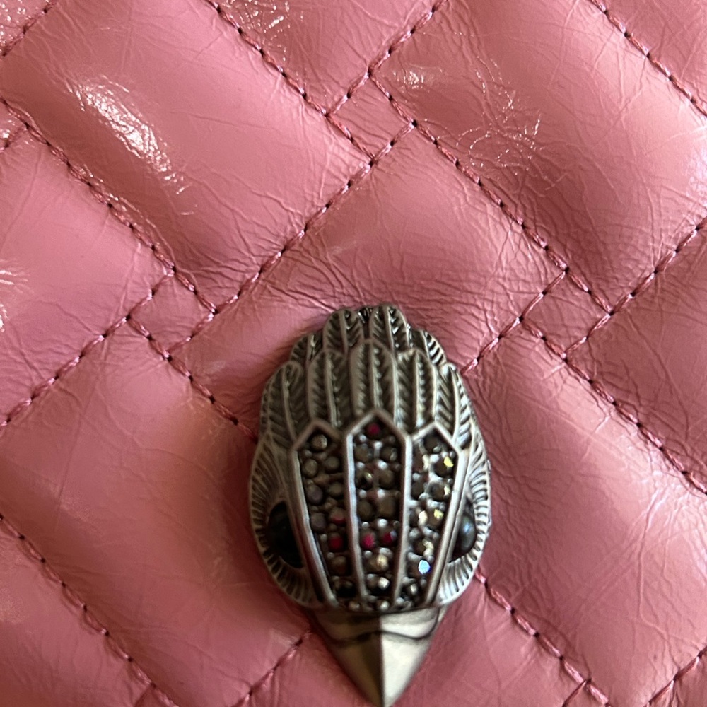 Kurt Geiger Kensington Pink Quilted Leather Belt Bag - Picture 5 of 10